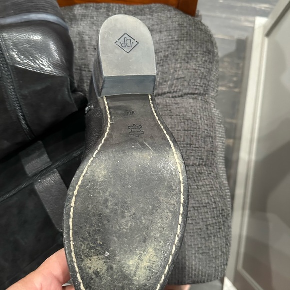 Donald J. Pliner Black Leather Boots - Picture 4 of 5